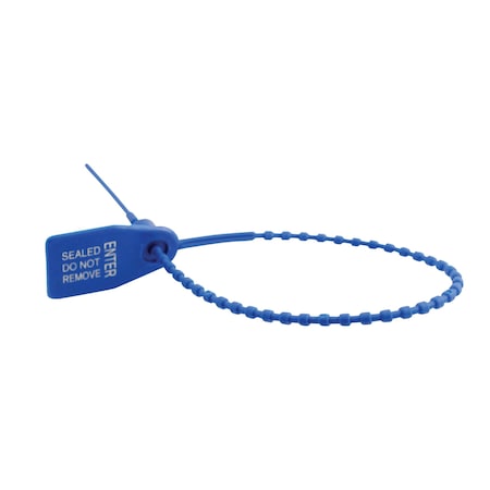 Vestil Polypropylene Security Seal, 14.13", Blue SECS-B9-BL